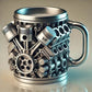 V Engines Stainless Steel Cup