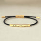 Be Strong And Courageous Tube Bracelets