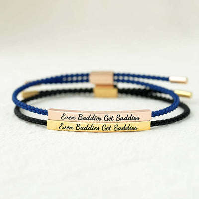 Even Baddies Get Saddies Tube Bracelet