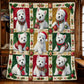 West Highland White Terrier Christmas Blanket - H182 - Premium Blanket