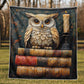 Bookish Owl Blanket - H293 - Premium Blanket