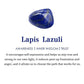Handmade Natural Crystal Gemstone Sitting Dog - Lapis Lazuli