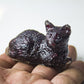 Handmade Natural Crystal Gemstone Lying Cat