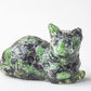 Handmade Natural Crystal Gemstone Lying Cat