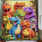 Cute Dinosaurs Blanket - H480 - Premium Blanket