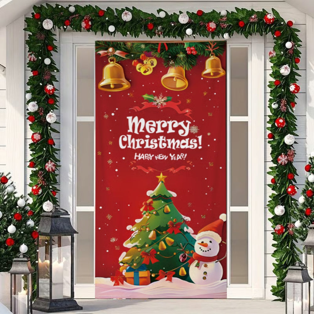 Christmas Front Door Decoration - Little Snowman - H525