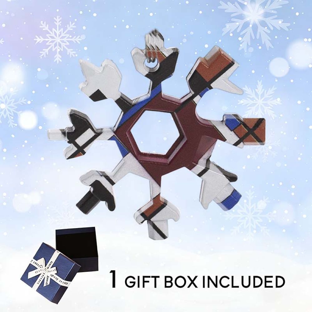 Snowflake - MultiTool 18-in-1 Stainless Steel Portable For Outdoor Adventure