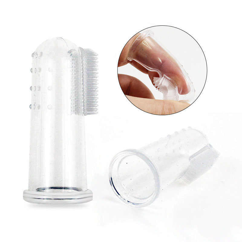 Silicone Finger Toothbrush For Dogs & Cats