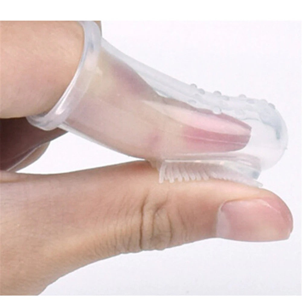Silicone Finger Toothbrush For Dogs & Cats