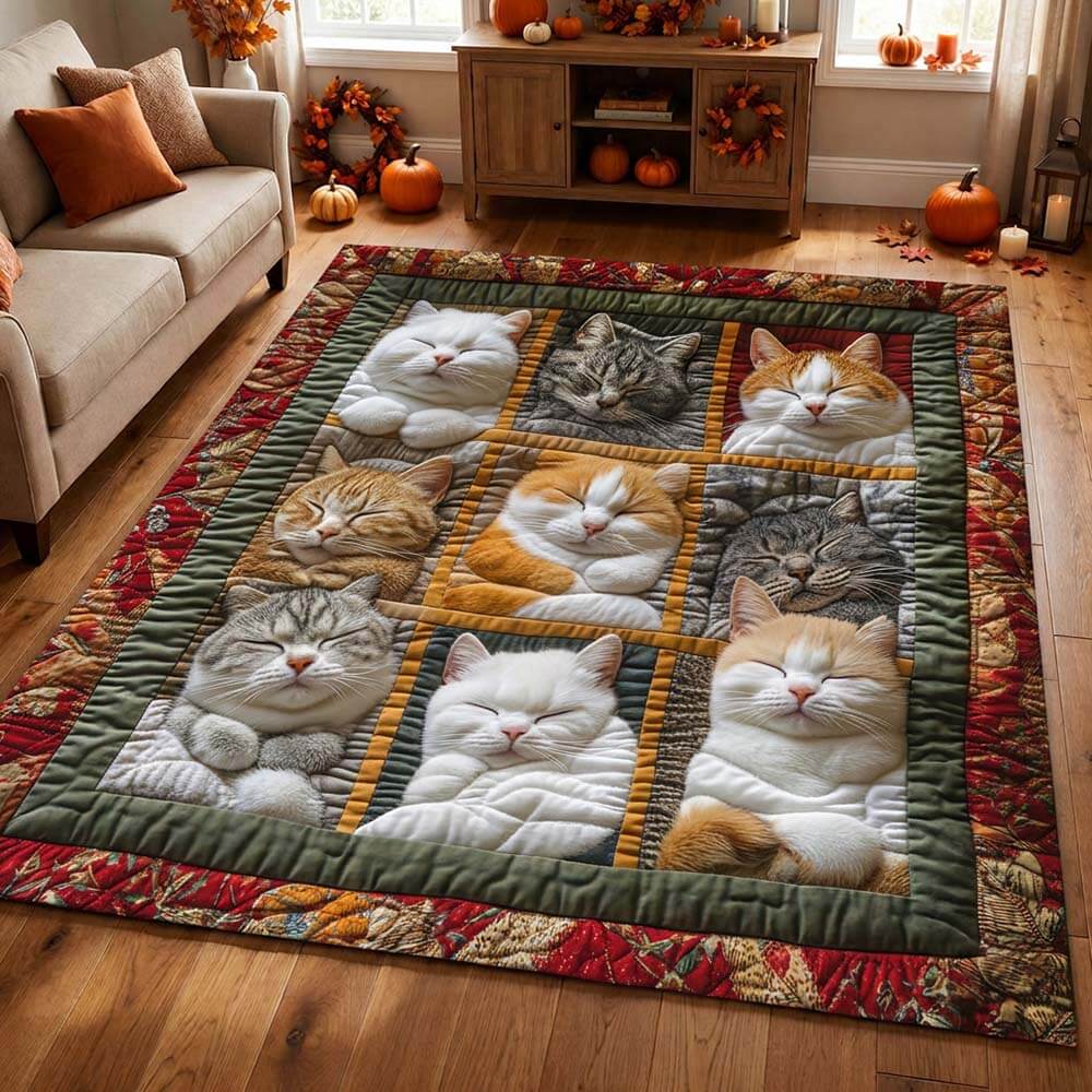 Sleeping Cat Area Rug - H740