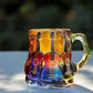 Classic Painted Guitar Art Mug