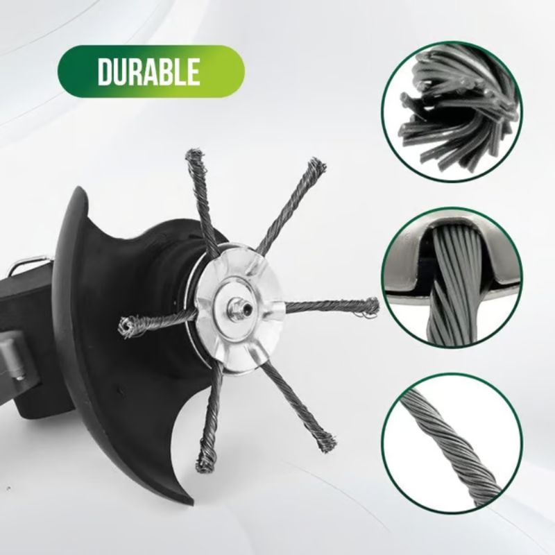 🔥BUY 2 GET 1 FREE👨‍🌾 6 inch Steel Wire Brush Cutter Trimmer Head