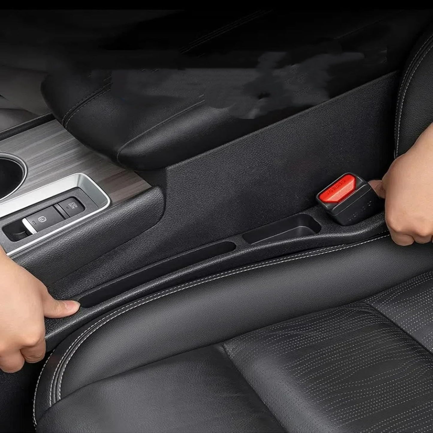 Dual-Slot Car Seat Gap Organizer — No More Lost Items - All Within Reach