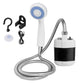 🚿 Stay Fresh Outdoors – ✨Portable Camping Shower with Adjustable Flow – For Easy & Convenient Outdoor Cleaning
