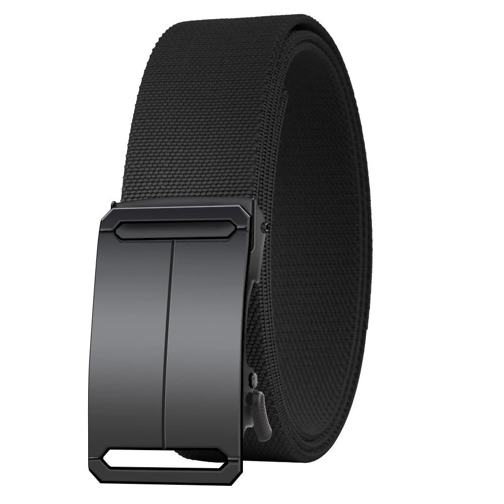 Stretch-Fit Tactical Belt – Ultra-Light Ratchet Web Belt for Outdoor, Work & EDC