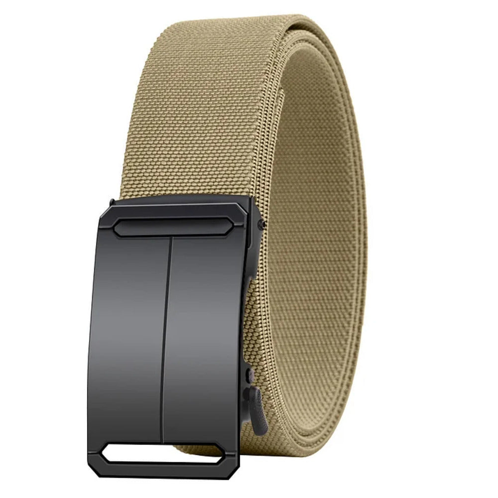 Stretch-Fit Tactical Belt – Ultra-Light Ratchet Web Belt for Outdoor, Work & EDC