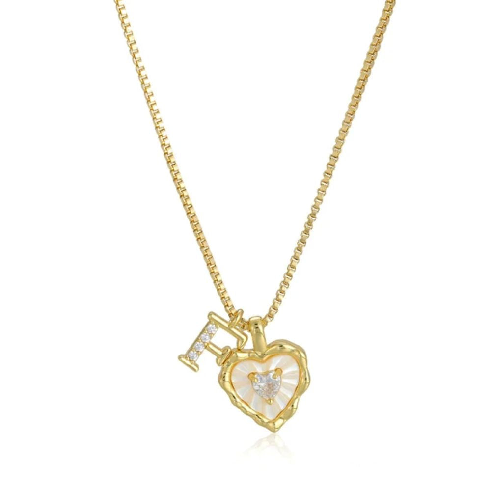 Initial Heart Necklace