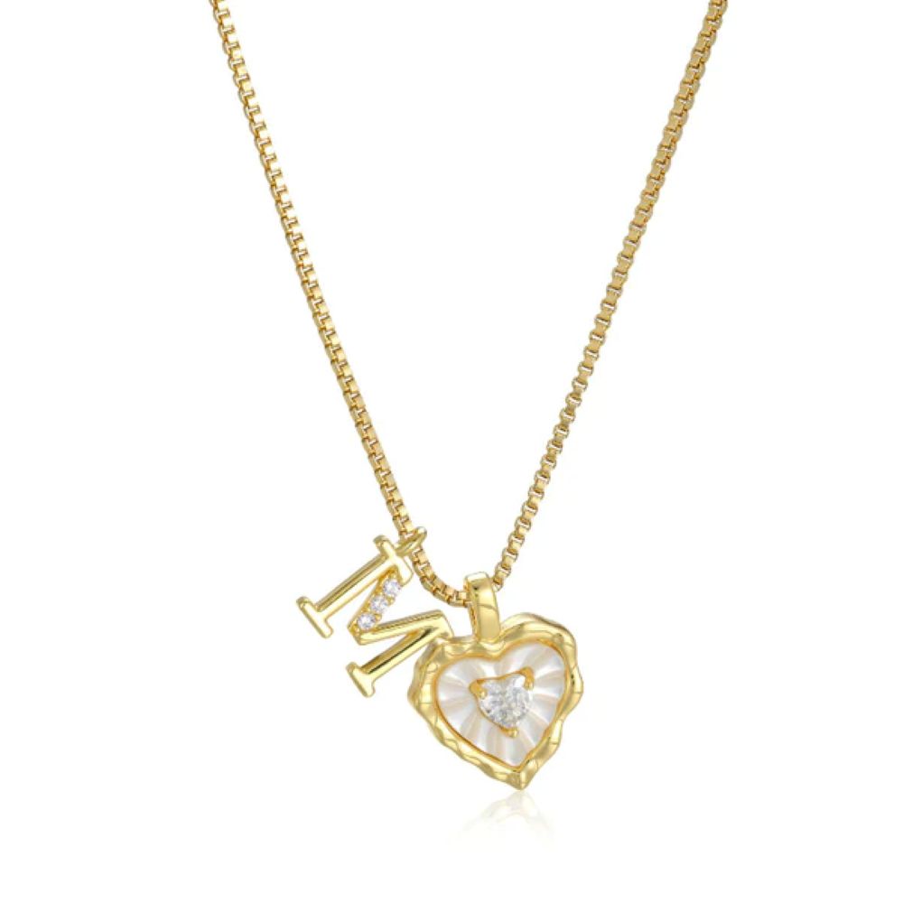 Initial Heart Necklace