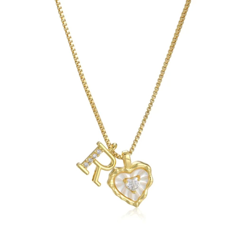 Initial Heart Necklace