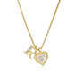 Initial Heart Necklace