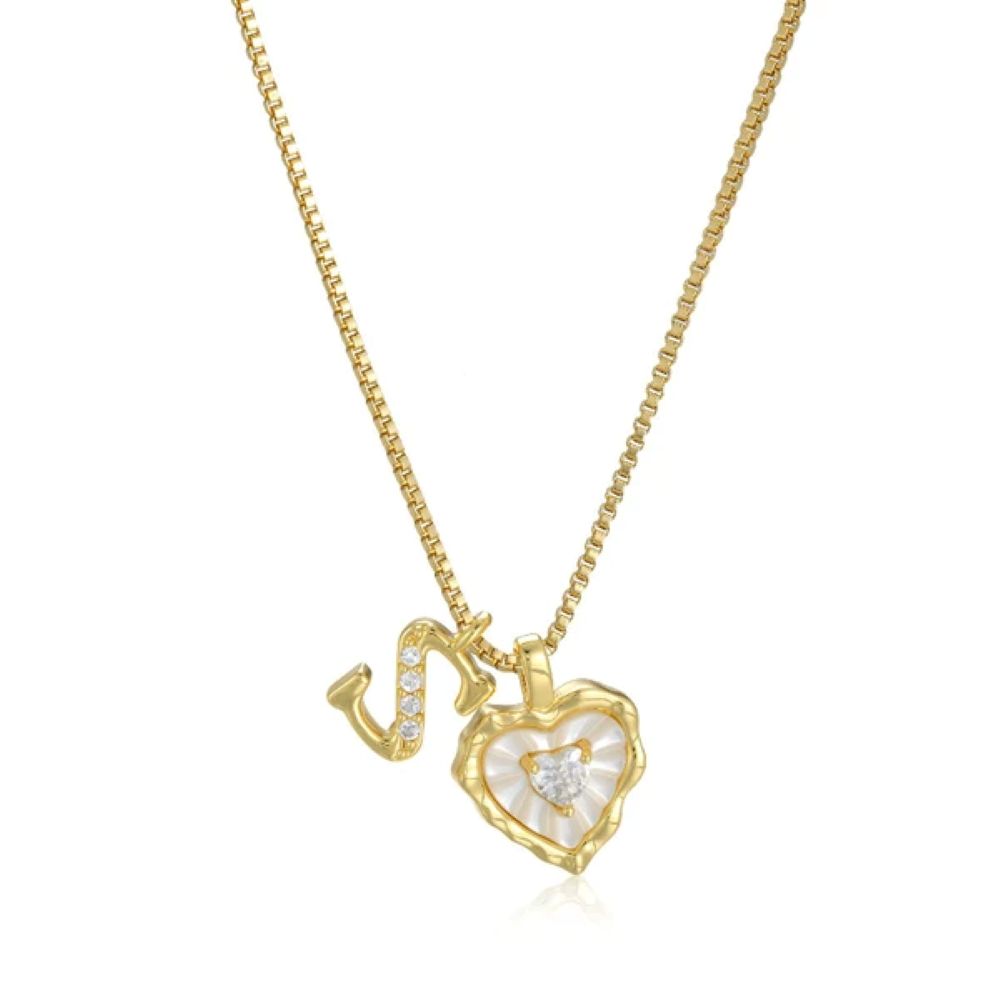 Initial Heart Necklace