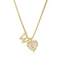 Initial Heart Necklace