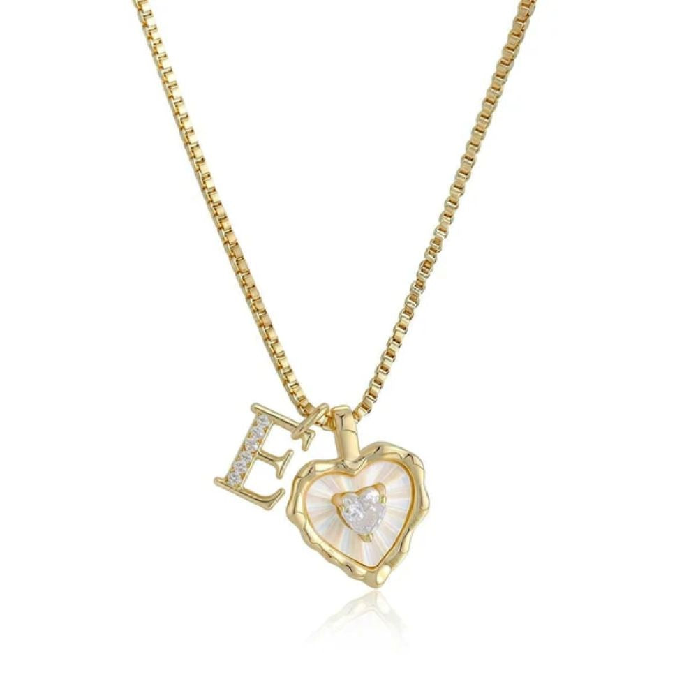 Initial Heart Necklace