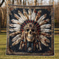 Aboriginal skull blanket - J076 - Premium Blanket
