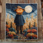 Pumpkin Scarecrow Blanket - J079 - Premium Blanket
