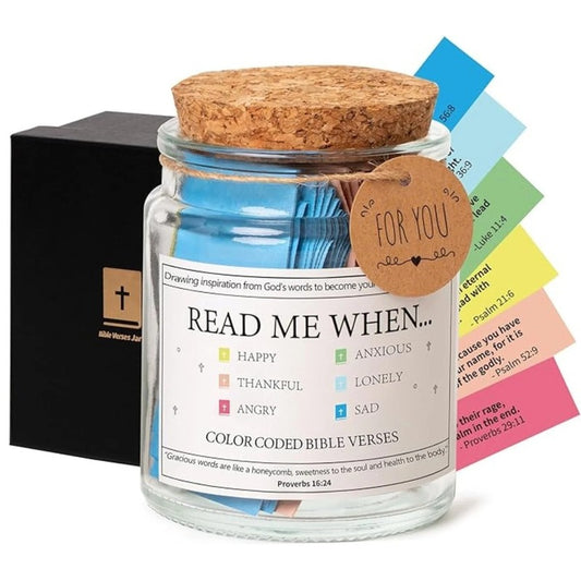 BIBLE VERSE JAR, READ MEWHEN...