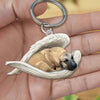 Sleeping Angel Acrylic Keychain Anatolian Shepherd Dog SA184