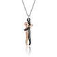 Eternal Embrace – Timeless Hug Couple Necklace