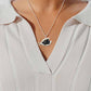 Scottish Terrier Sleeping Angel Stainless Steel Necklace SN124