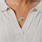 Wheaten Terrier Sleeping Angel Stainless Steel Necklace SN129