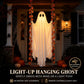 LED Light-Up Swinging Ghost Halloween Decoration