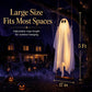 LED Light-Up Swinging Ghost Halloween Decoration