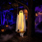 LED Light-Up Swinging Ghost Halloween Decoration
