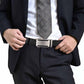 Leather Ratchet Belt With Adjustable Buckle - LR005
