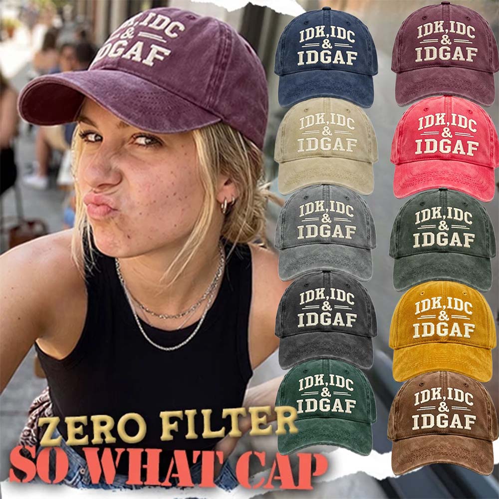 Zero‑Filter So What Cap