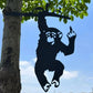 Peeping Middle Finger Animal Metal Sign - Yard Art Decor