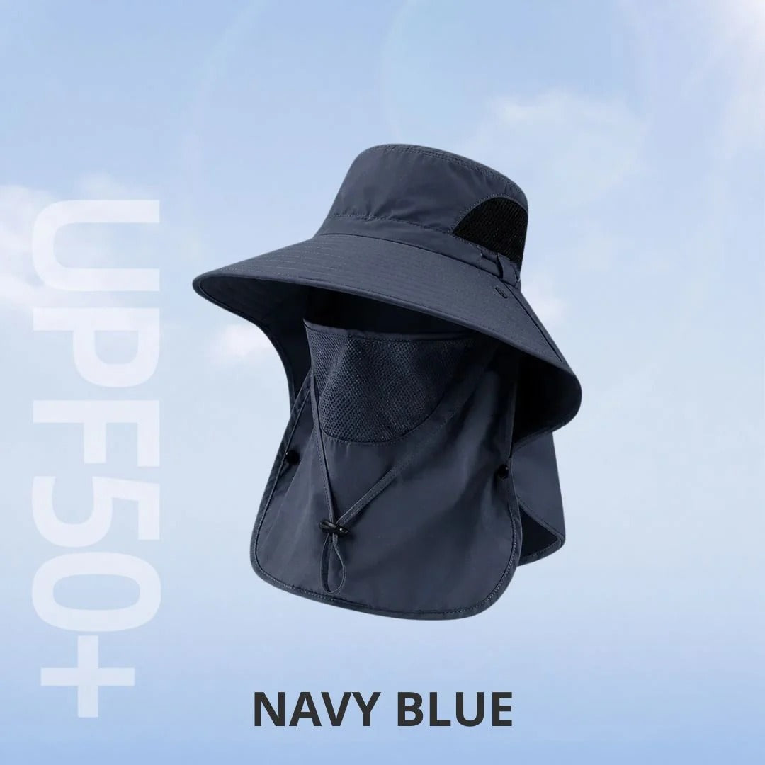 UPF 50+ Sun Protection Hat With Full Face & Neck Coverage