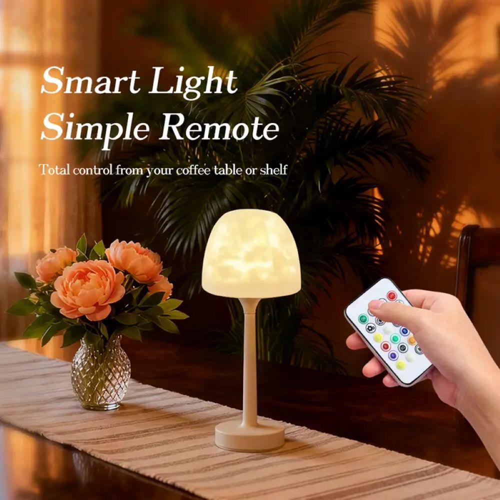 Ocean Wave 16-Color Ambient Lamp – Aurora Water Ripple Night Light