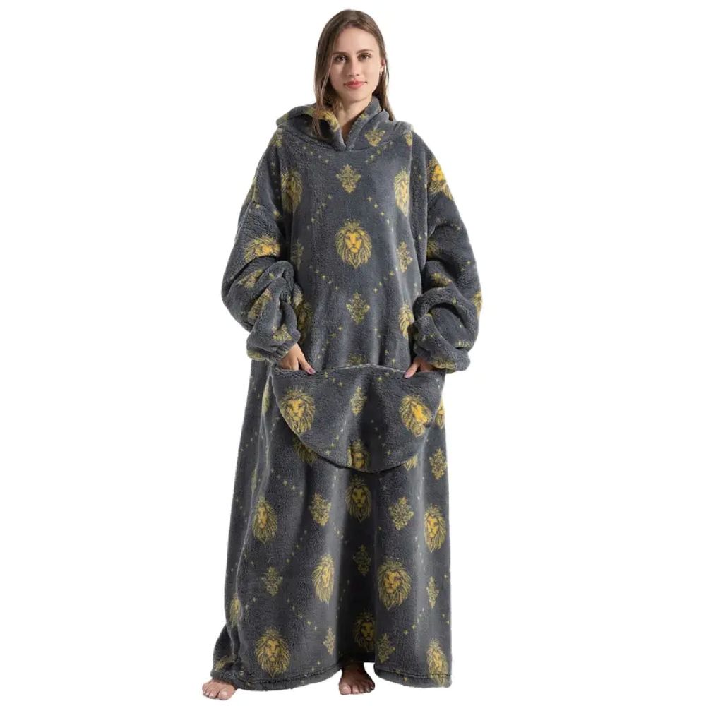 Oversized Hoodie Blanket – Cozy Wearable Blanket Sweatshirt With Pocket
