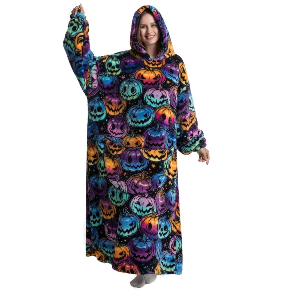 Oversized Hoodie Blanket – Cozy Wearable Blanket Sweatshirt With Pocket