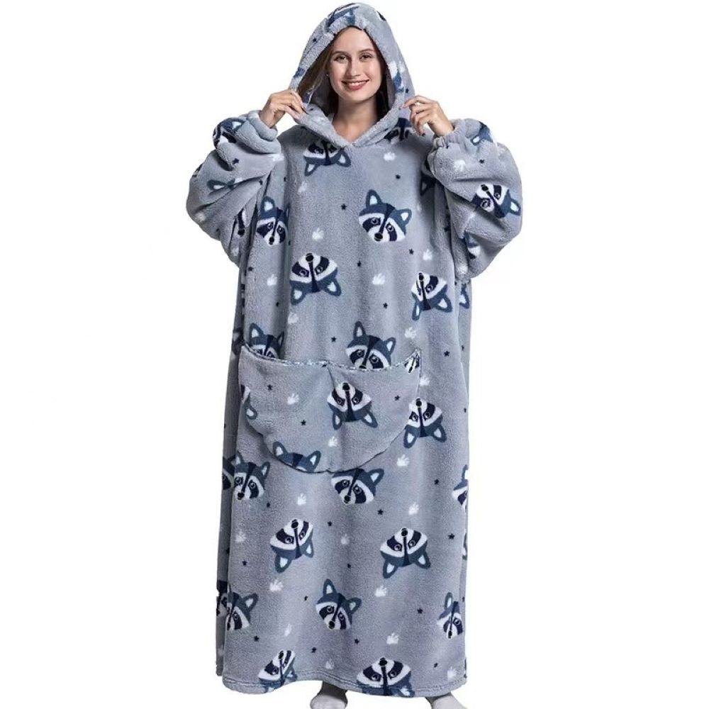 Oversized Hoodie Blanket – Cozy Wearable Blanket Sweatshirt With Pocket