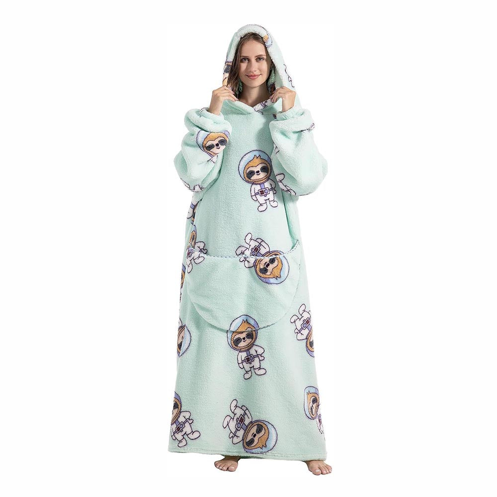 Oversized Hoodie Blanket – Cozy Wearable Blanket Sweatshirt With Pocket