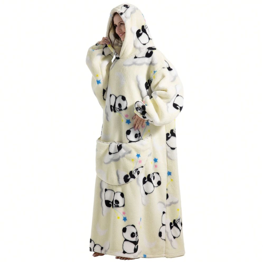 Oversized Hoodie Blanket – Cozy Wearable Blanket Sweatshirt With Pocket