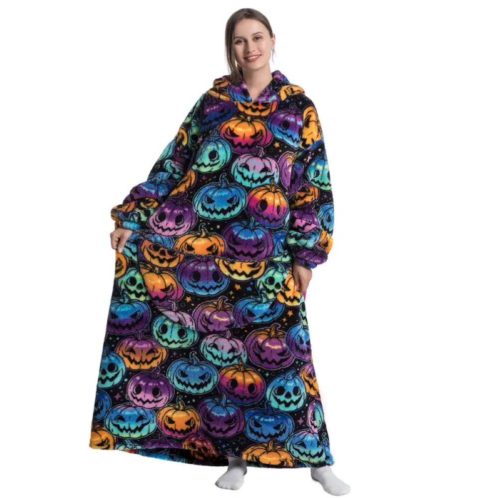 Oversized Hoodie Blanket – Cozy Wearable Blanket Sweatshirt With Pocket