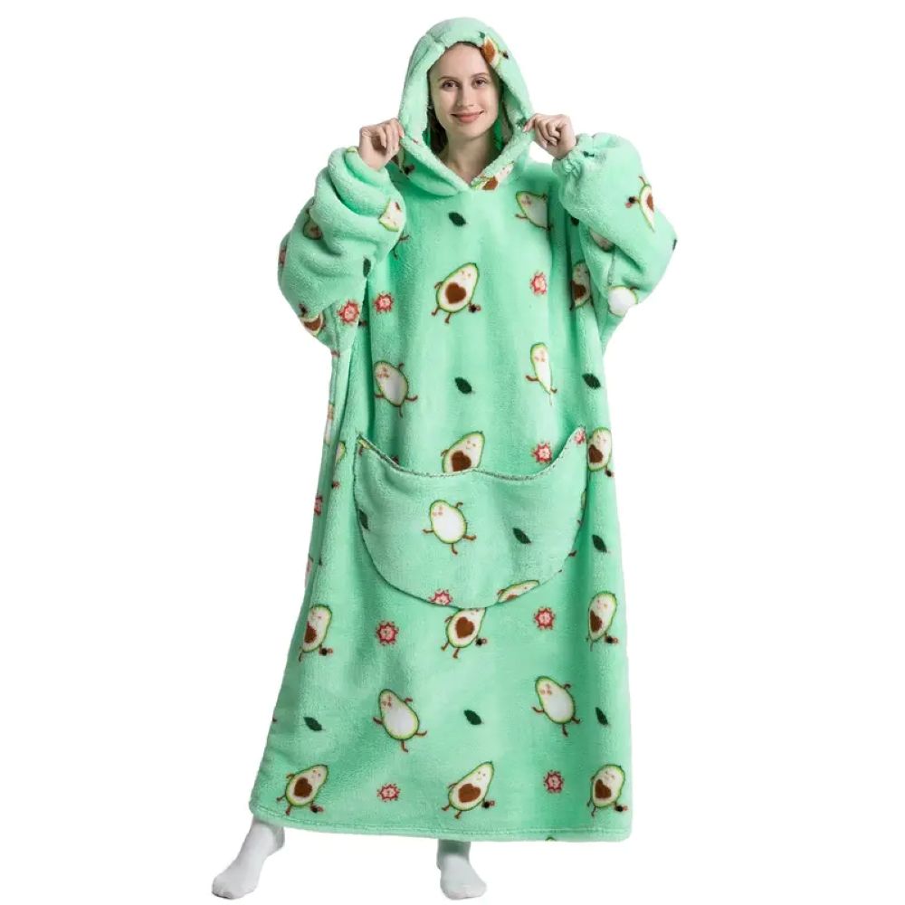 Oversized Hoodie Blanket – Cozy Wearable Blanket Sweatshirt With Pocket