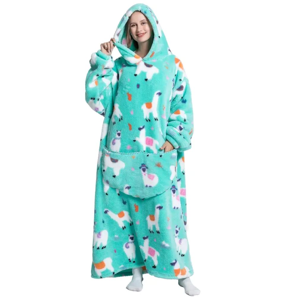 Oversized Hoodie Blanket – Cozy Wearable Blanket Sweatshirt With Pocket